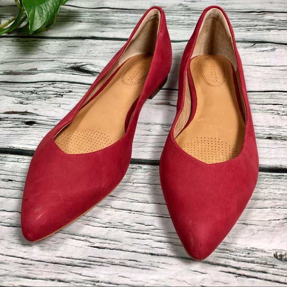 Corso Como Shoes - Corso Como deep red flats Sz 8M